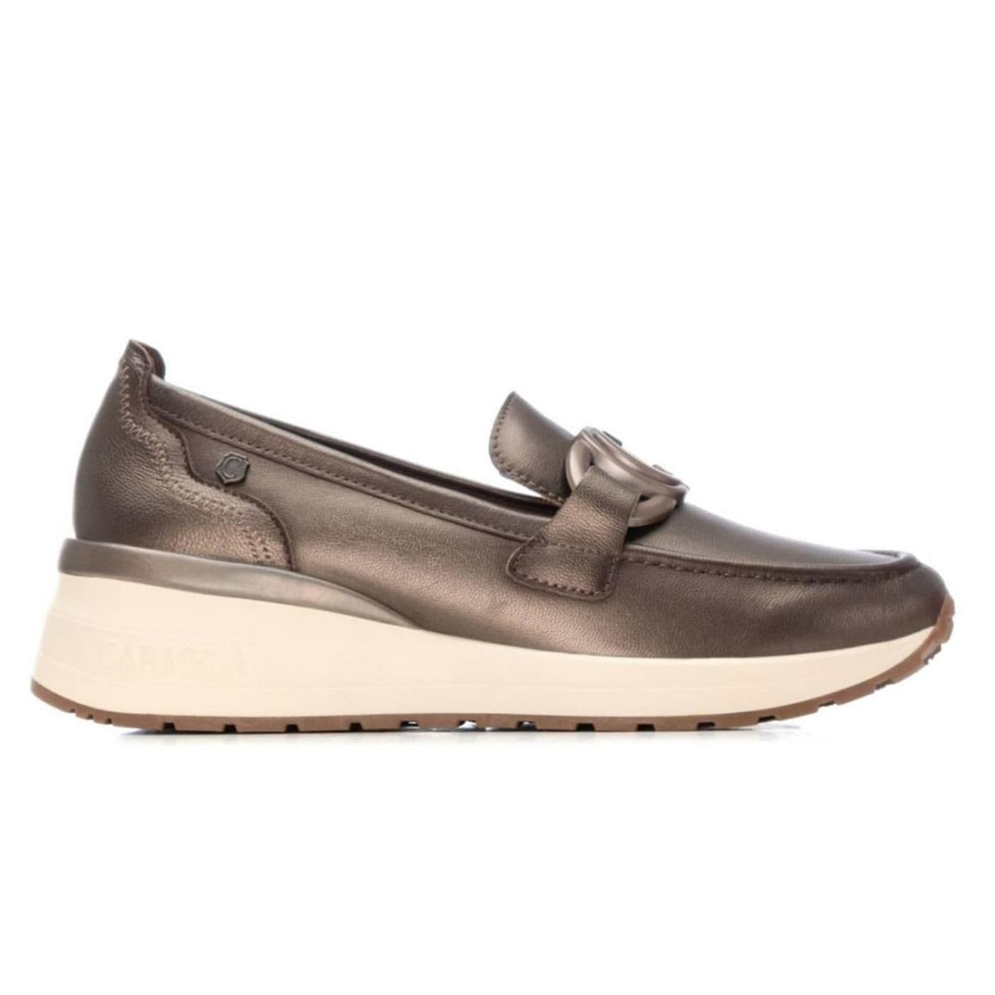 MOCASIN DE PIEL SRA 162523 bronce image.