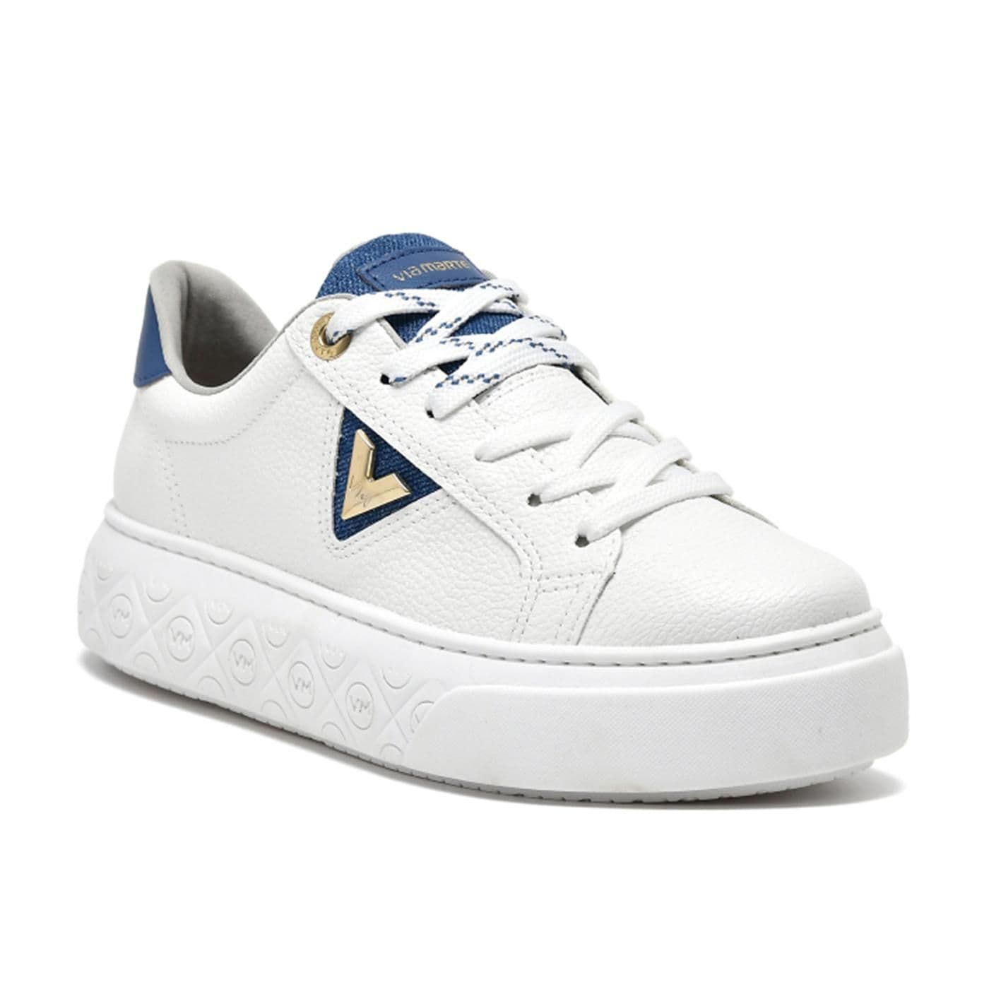 ZAPATILLA CASUAL MEDIA 23-14306-01 white/blue image.