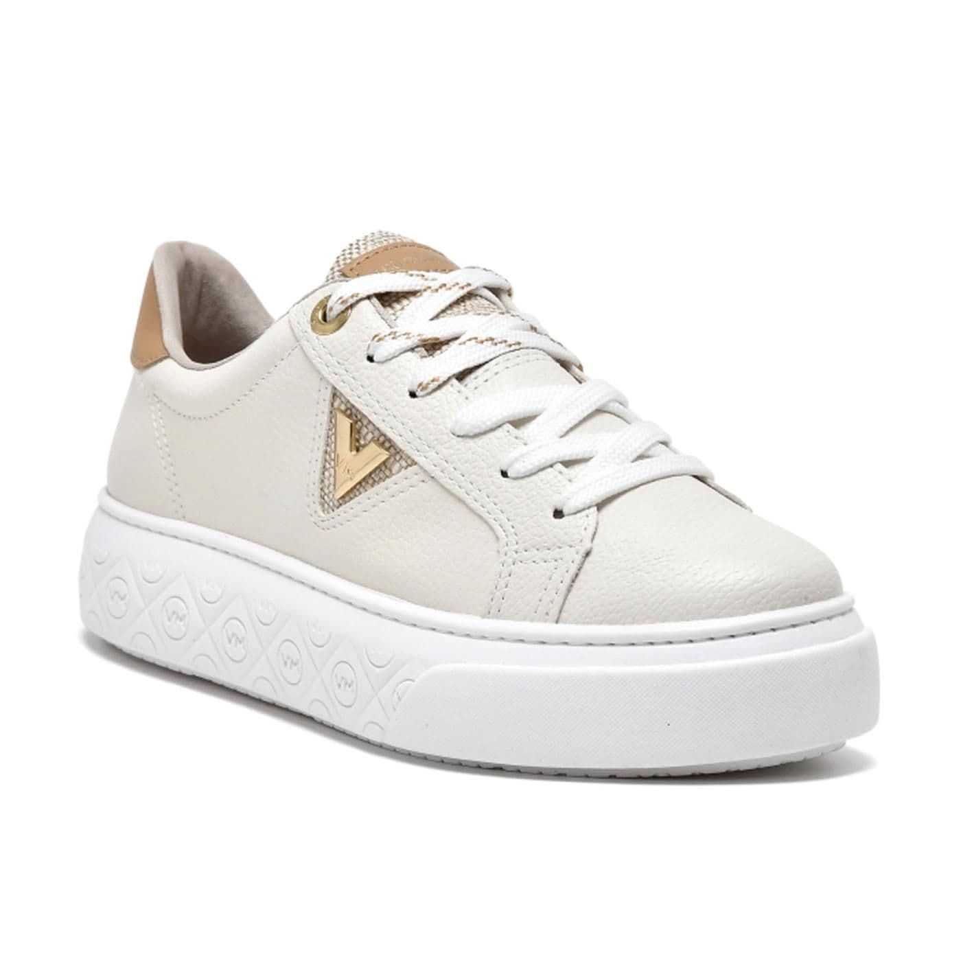 ZAPATILLA CASUAL MEDIA 23-14306-01 beige/gold image.