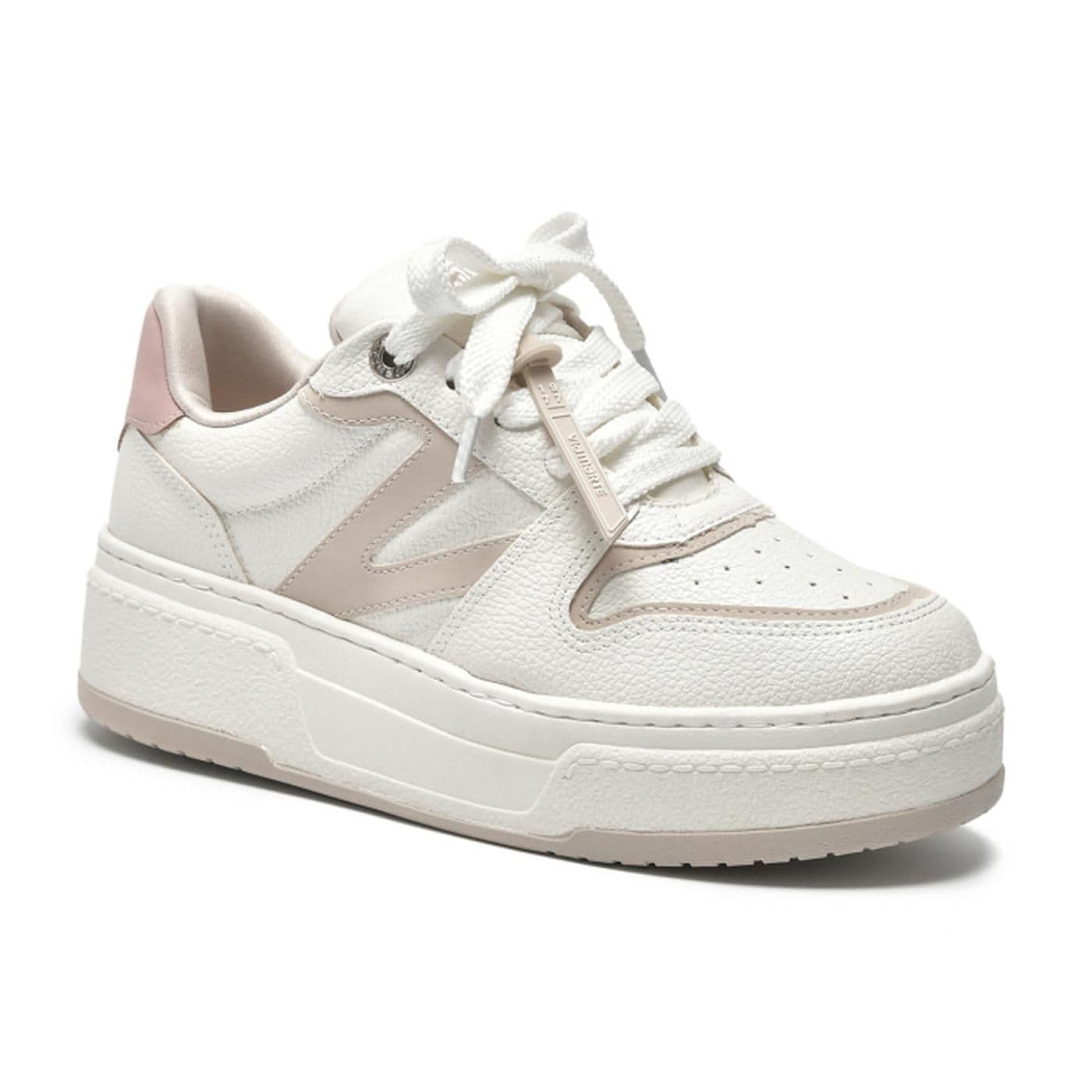 tenis casual branco/branco/bege/ image.
