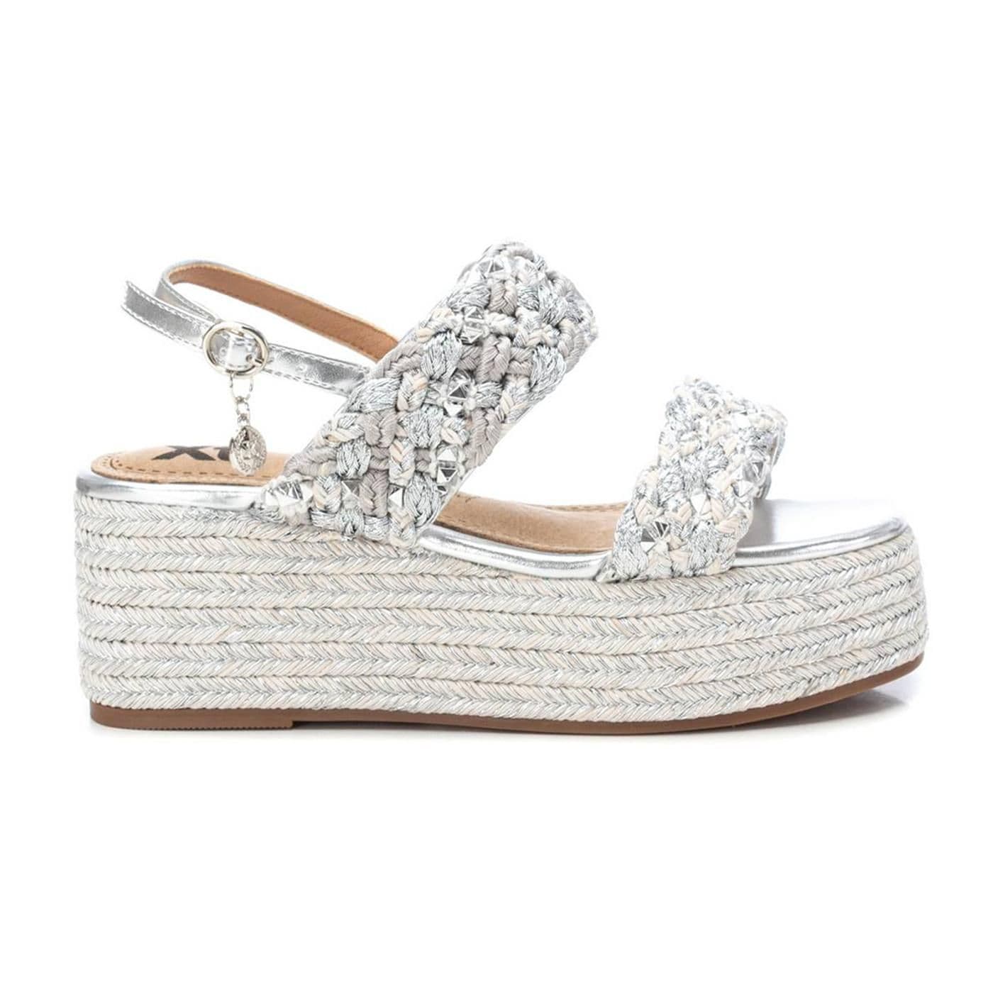 SANDALIA 142674 tex.plata image.