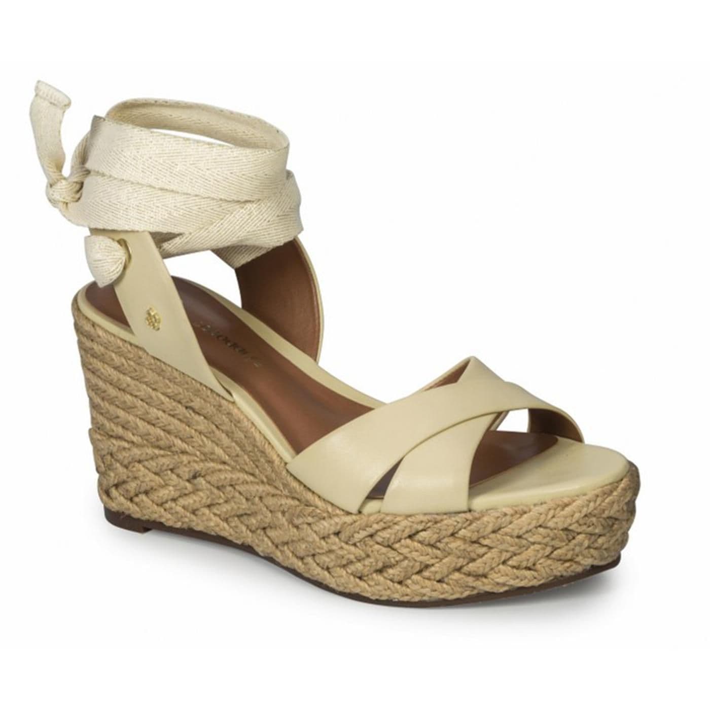 4017087-2 SANDALIA PLATAFORMA latte/cru-lurex ouro image.