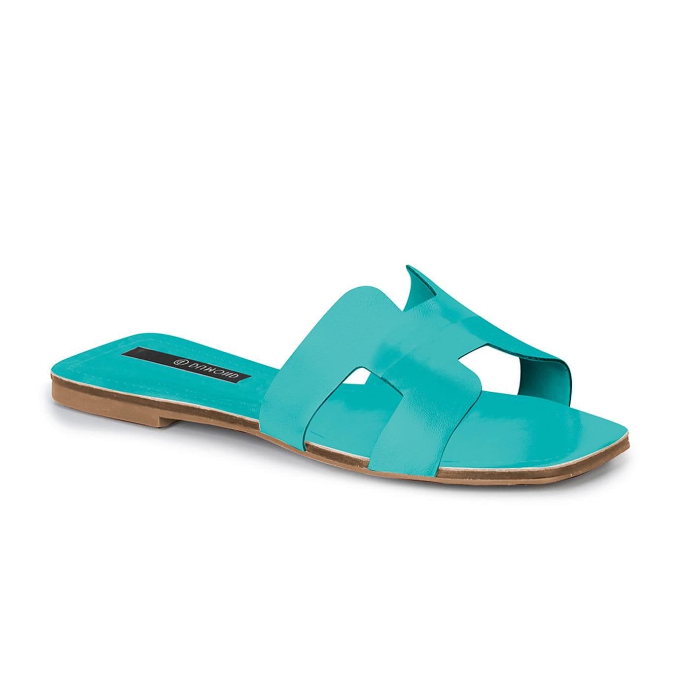 4117277-57 SANDALIA BAJA verde boreal image.