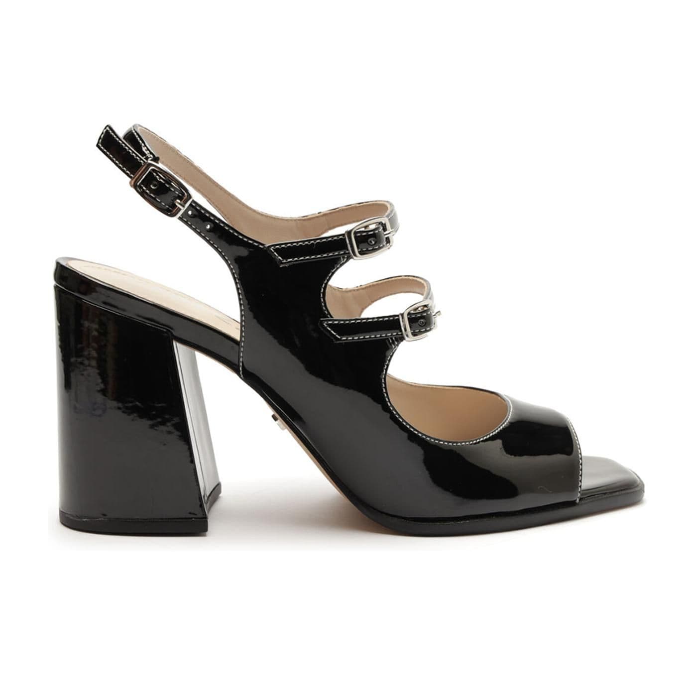 Sandalia tacon A1192300070002U x0 - preto image.