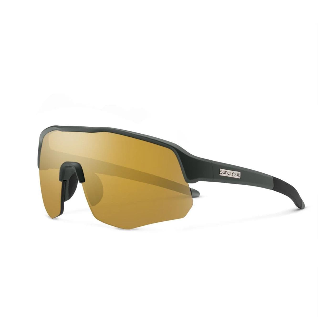 Cadence matte olive + polarized sienna mirror image.